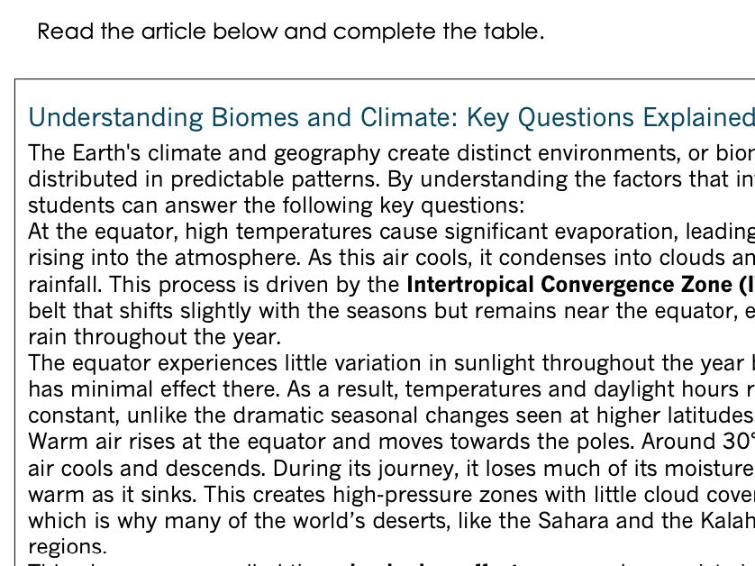 Edexcel IGCSE Fragile Environments and Climate Change Complete Revision Booklet