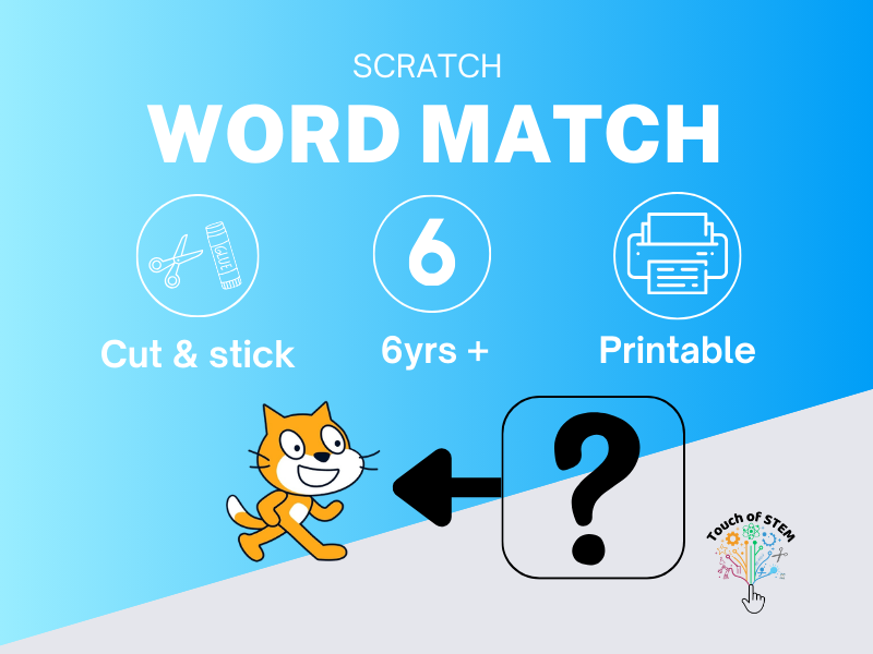 Scratch Cut & Stick (Vocabulary)