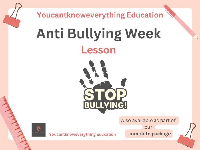 Anti Bullying Week - Banter Lesson