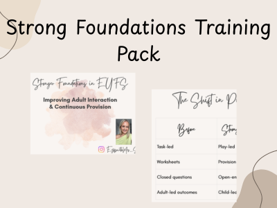 Stronger Foundations EYFS Training Pack