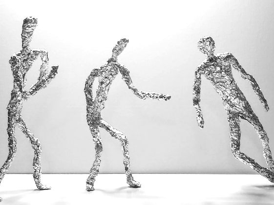How to make a figure sculpture in the style of Giacometti