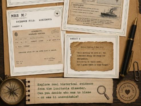 Lusitania Evidence File - who was to blame?