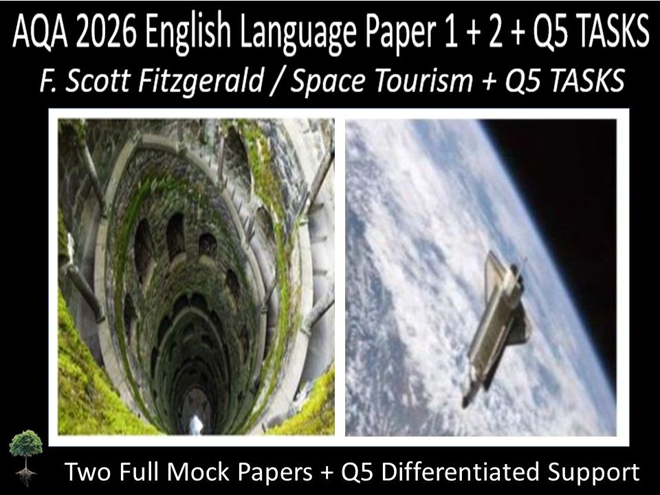 Two AQA 2026 English Language Paper 1 + 2 Mock | Q5 DIFFERENTIATED SUPPORT