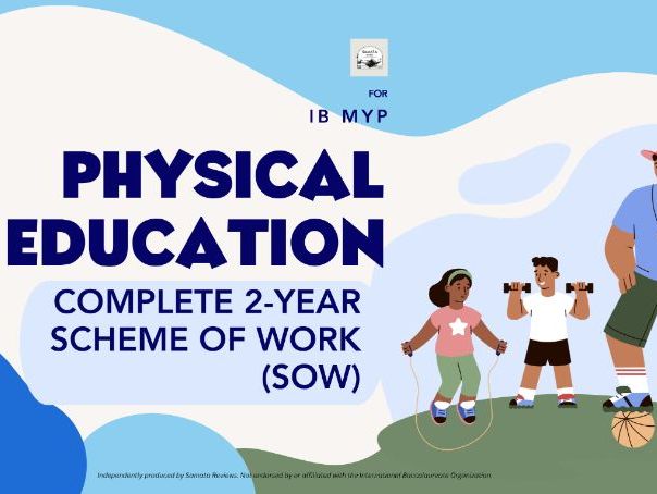 IB MYP Physical Education - Complete Scheme of Work (SOW) with 2-Year Course Plan