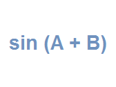 "Proof" of sin(A + B) = sinA cosB + cosA sin B