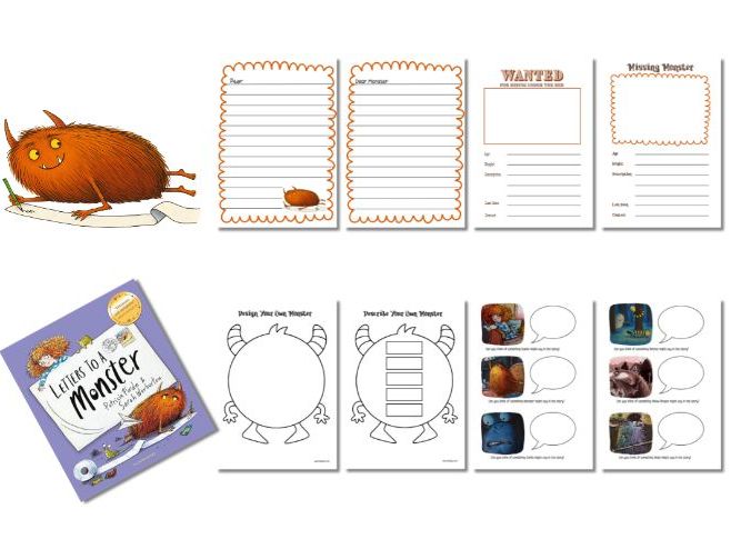 Letters to a Monster – Fun Writing and Drawing Activities