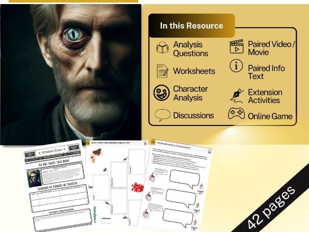The Tell-Tale Heart - Edgar Allan Poe - 8 Day! Lesson Plan + Simplified Text