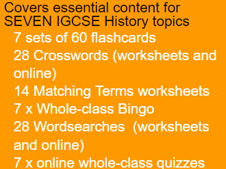 IGCSE History Revision Bundle | Teaching Resources