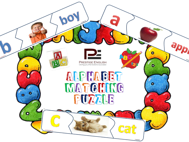 Matching Game / Puzzle - Alphabet/ABC