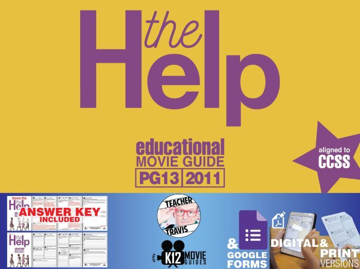 The Help Movie Viewing Guide | Questions | Worksheet | Google Forms