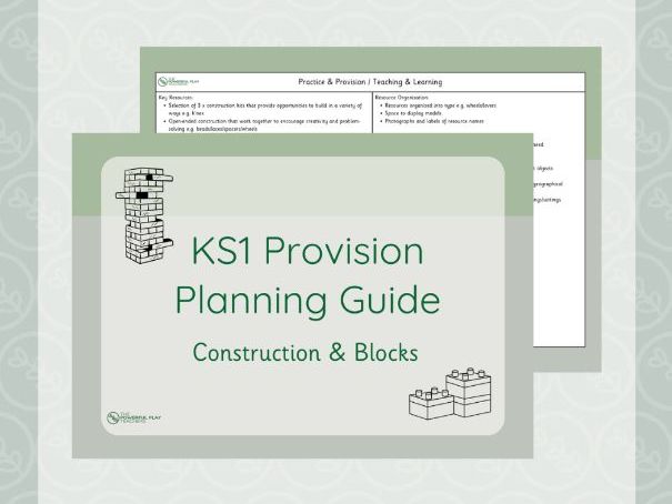KS1 Provision Planning Guide - Construction