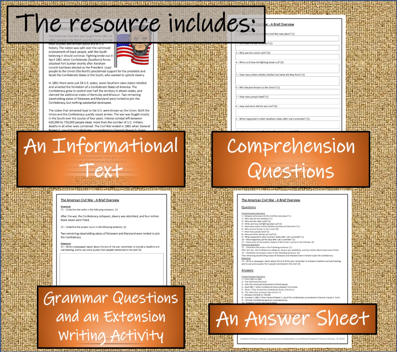 Civil War Soldier Reading Strategy