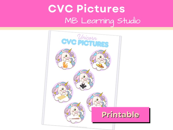 Unicorn CVC Word Writing Activity – Magical Phonics Practice for EYFS, KS1 & Kindergarten