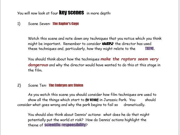 Basic Unit for Jurassic Park