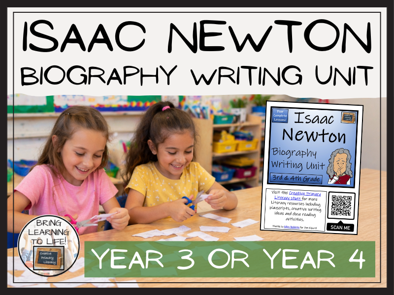Isaac Newton Biography Writing Unit | Year 3 or Year 4