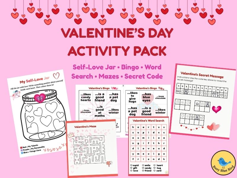 Valentine’s Day Activity Pack: Fun Games