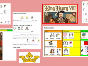 Tudors SEND English Bundle: Colourful Semantics & Widgit Adapted Tasks