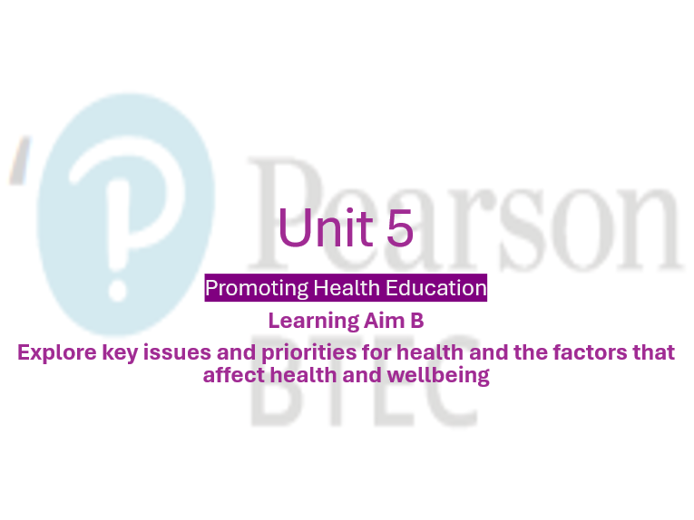 AAQ Health and Social Care Unit 5 LAB