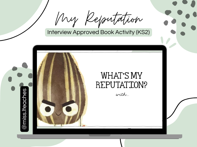 My Reputation - Book Activity (30m)