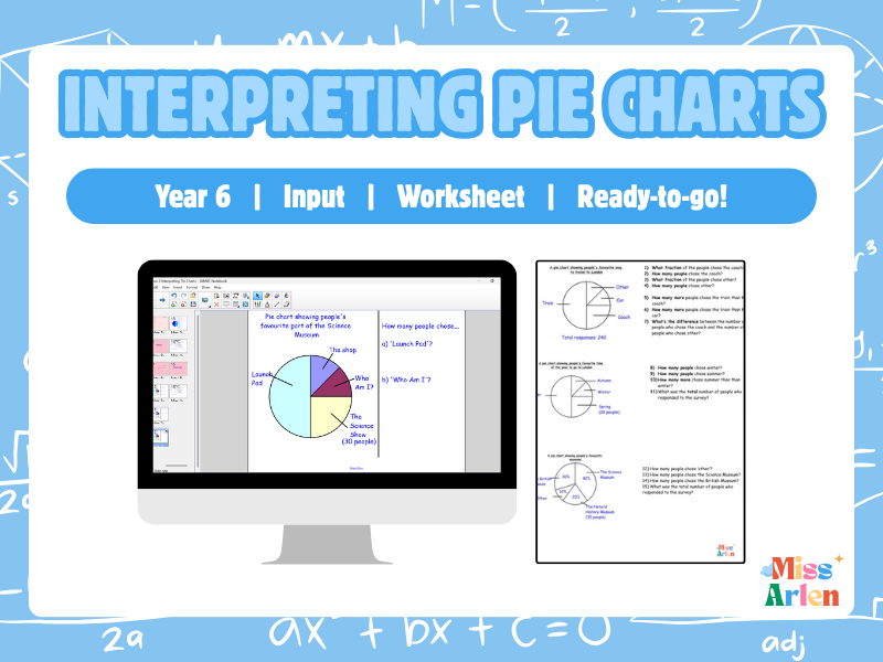 Year 6 Interpreting Pie Charts Lesson