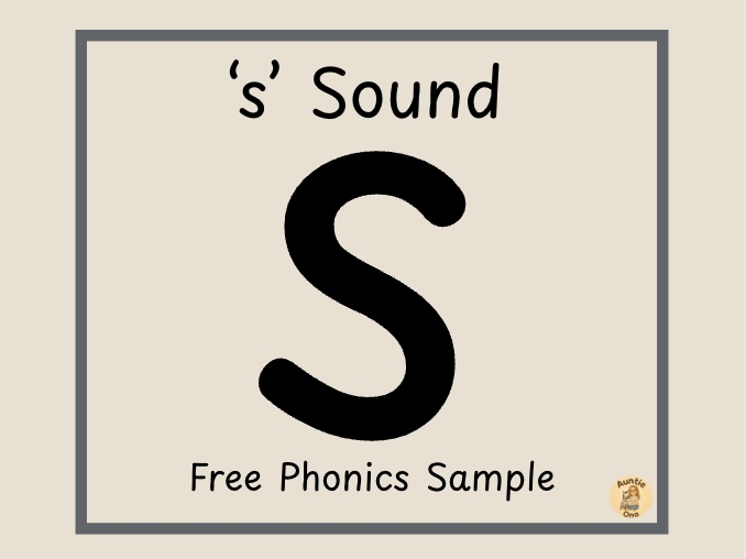 EYFS Phonics - 's' Sound Slides & Resources