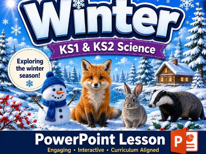 Winter KS1 & KS2 PowerPoint | Seasons, Science & Celebrations