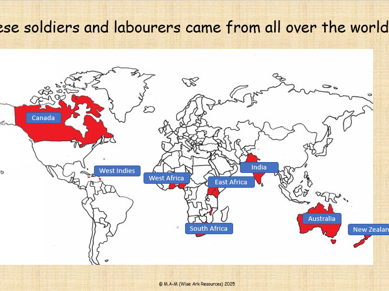 Remembrance day: Imperial soldiers in WW1