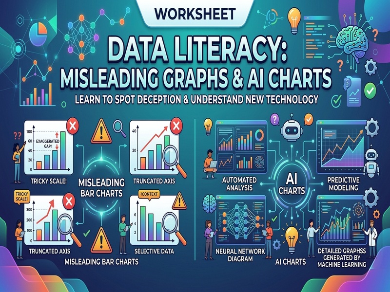 Data Literacy: Misleading Graphs & AI Charts