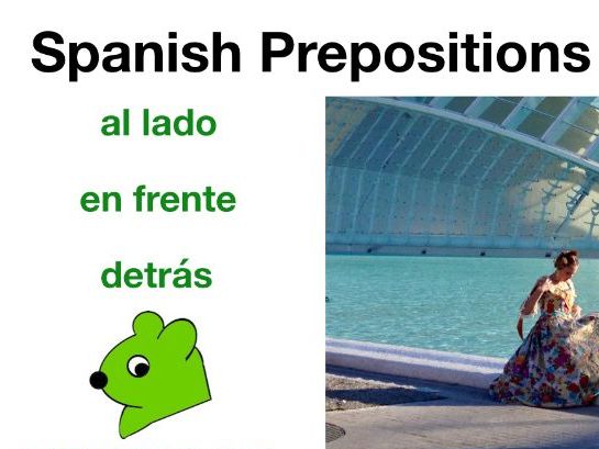 Estar + Spanish Prepositions