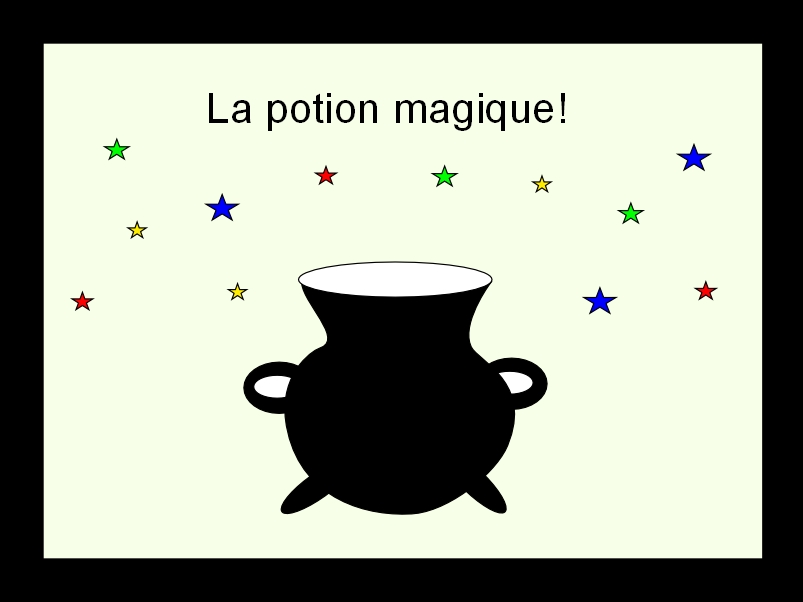 French Halloween activity - La potion magique