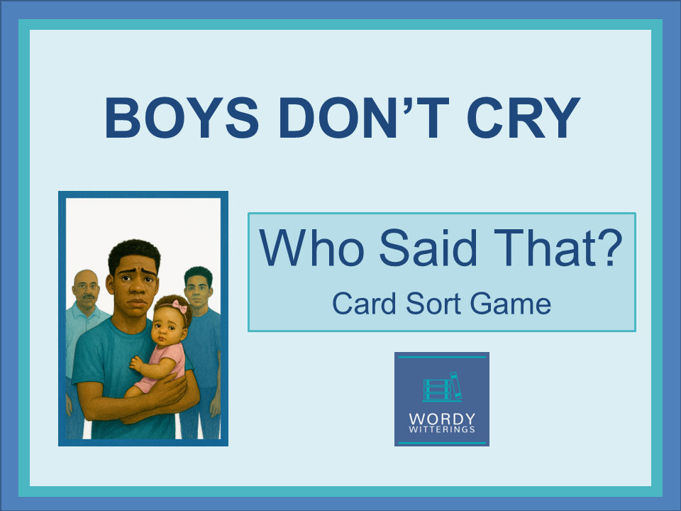 Boys Don't Cry Quotation Card Sort