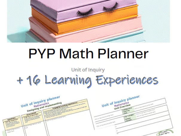 A Whole Math Unit of Inquiry - PYP Planner - Fractions, Decimals & Percentages