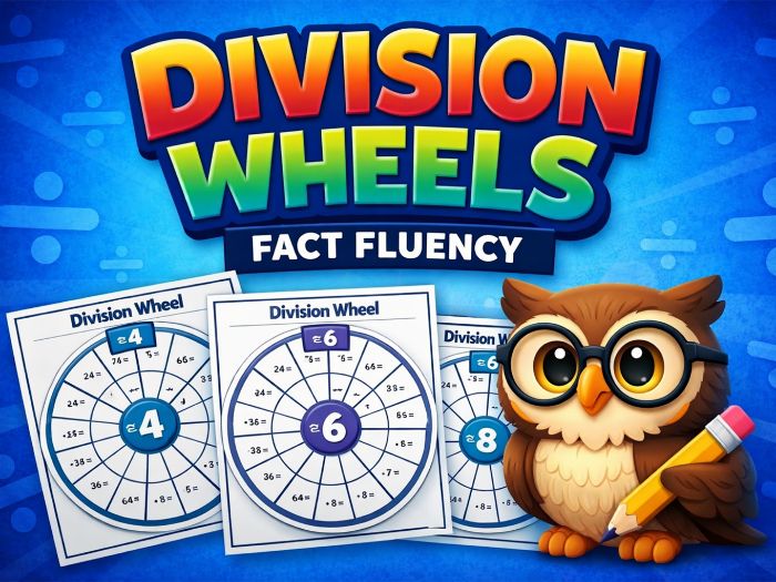 Division Number Wheels Mental Maths KS2
