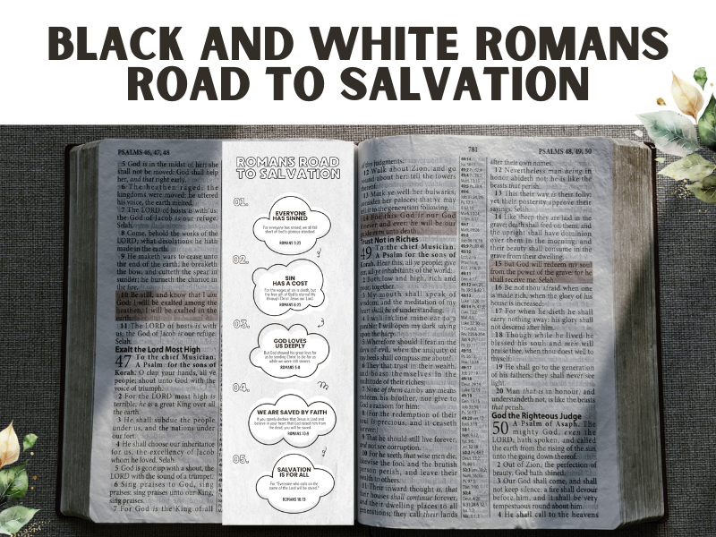 Romans Road to Salvation Printable