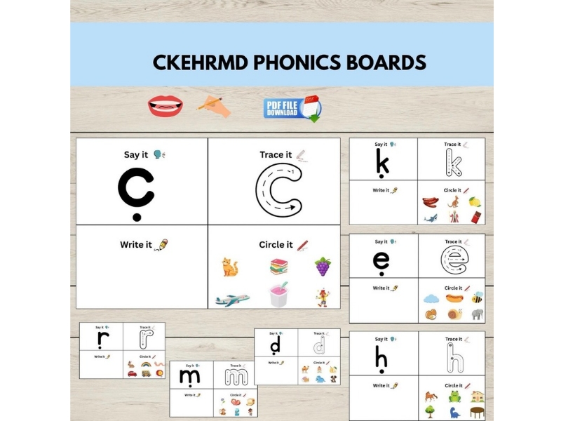 CKEHRMD Phonics Activity Boards | EYFS Early Years Group 2 Letter Sounds