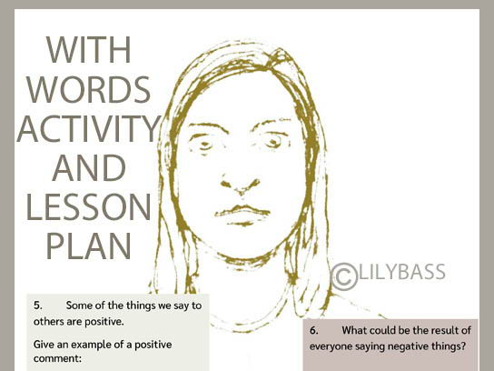 Behavior: With Words Lesson Plan, grades 6-9 (US)