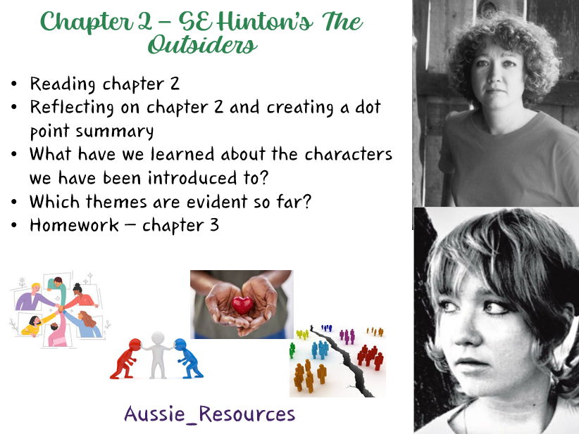 10 English – The Outsiders Novel Study – Chapter 2 (world building)