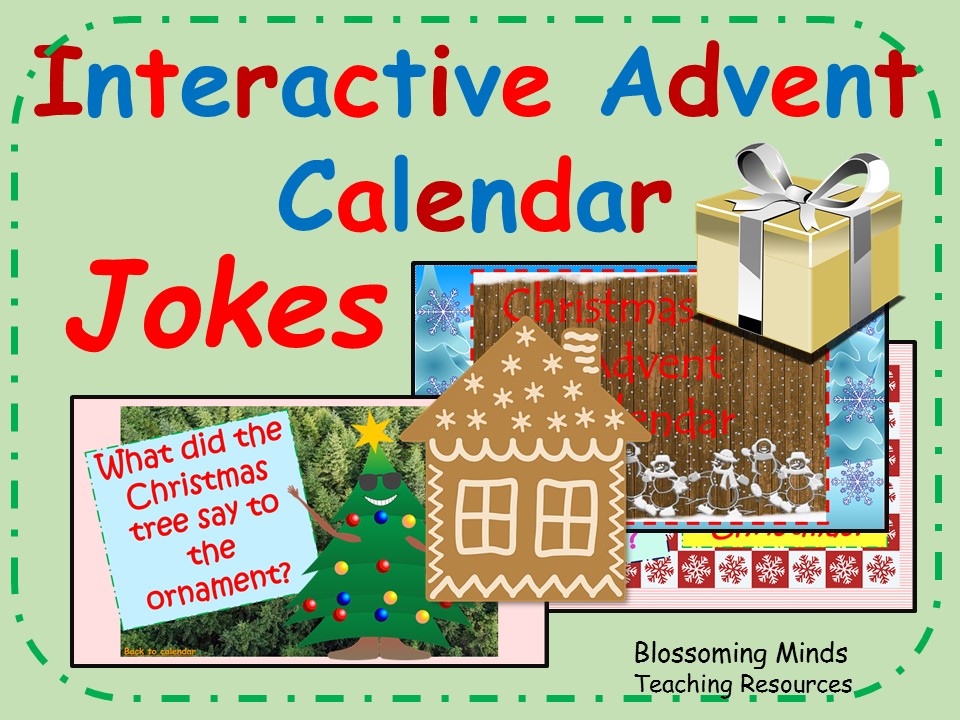 Interactive Advent Calendar Christmas Jokes By Blossomingminds Interactive Advent Calendar Christmas Jokes By Blossomingminds