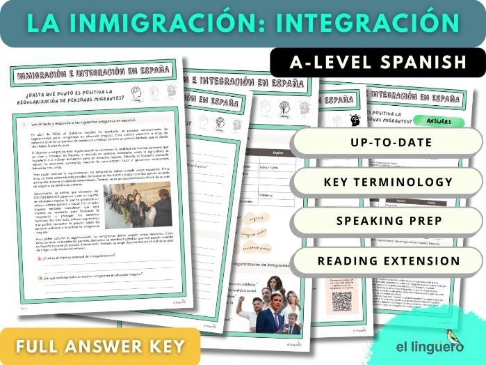 A-Level Spanish: Immigration & Integration in Spain (Migrant Regularisation)