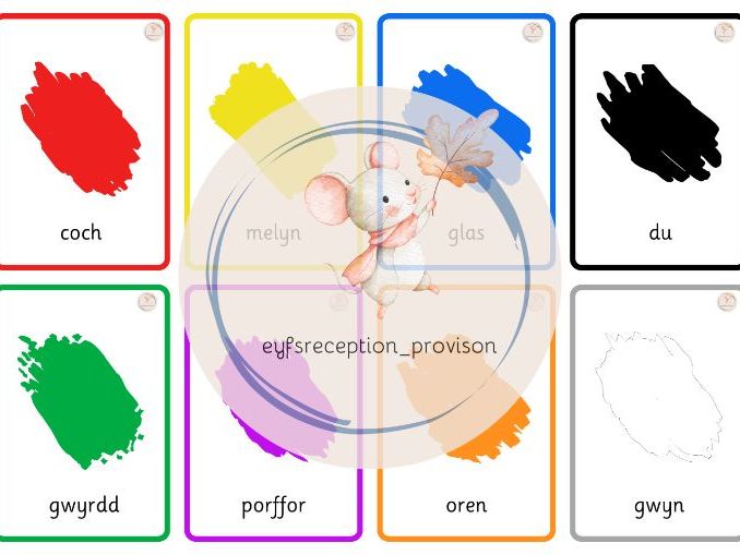 Welsh Colour Cards