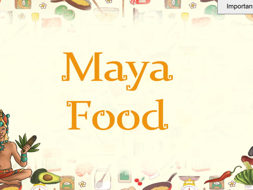 DT-FOOD-Mayan salsa and tortilla teaching unit
