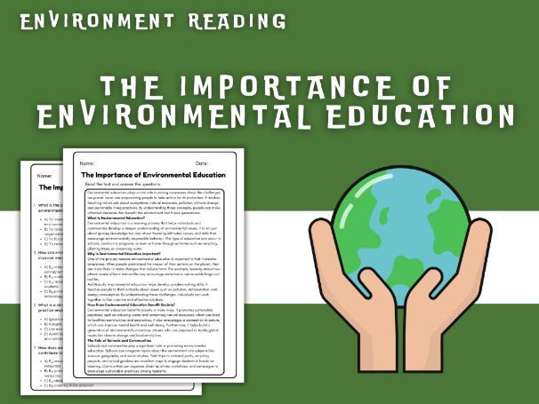 The Importance of Environmental Education - Environment Reading ...
