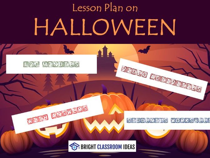 120' Lesson on Halloween