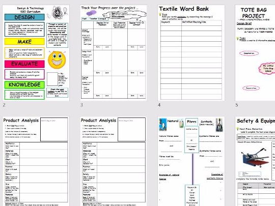 ks3 new curriculum design technology textiles 24 page student worksheets booklet complete teaching resources