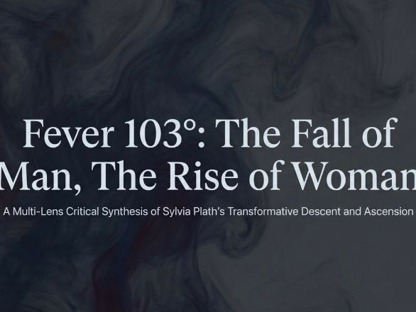 Fever 103° by Sylvia Plath | Senior English Analysis Deck with Activities
