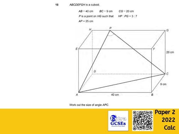 Chapter 7 - Geometry II | Level 2 Certificate | Higher | 8365 AQA | Further Maths