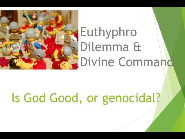 Euthyphro dilemma; relationship of religion to morality Edexcel  A Level