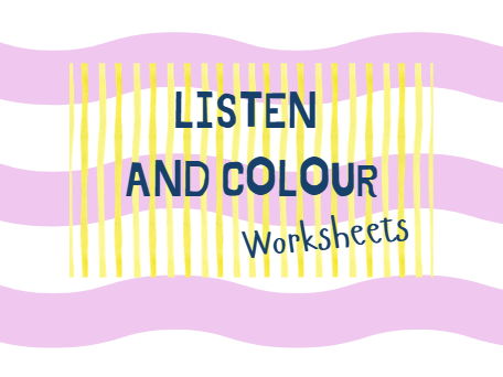 MUSIC WORKSHEET - LISTEN AND COLOUR