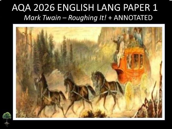 ONE - AQA PAPER 1 | 2026 FULL MOCK | ANNOTATED (twa)