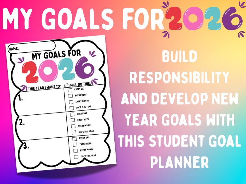 My Goals for This Year Planner - New Year Activity